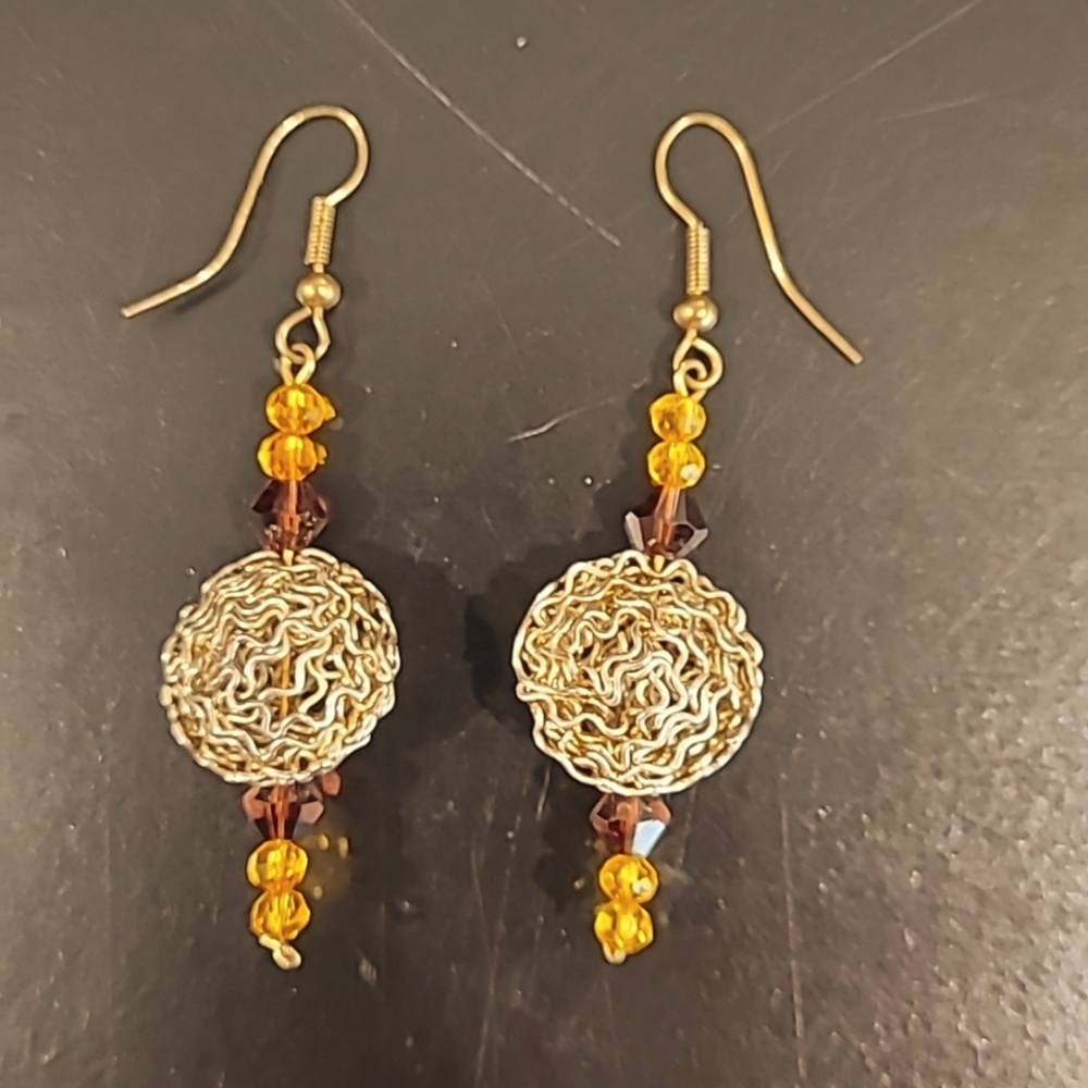 Artisan drop earings